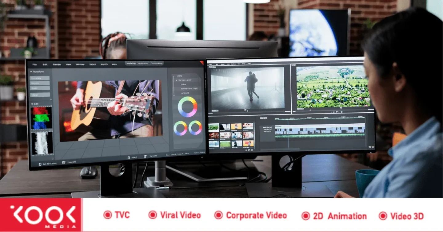 Đội ngũ sản xuất và hậu kỳ tại Hòa Bình Media