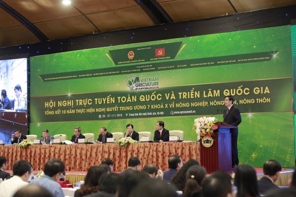 Hội nghị trực tuyến toàn quốc Nông thôn 2018