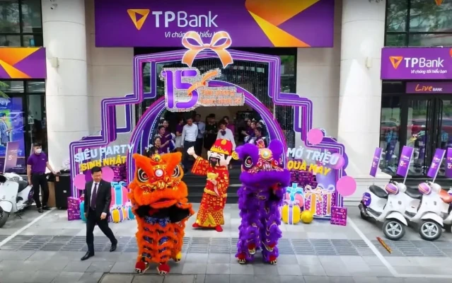 Quay phim kỷ niệm 15 năm thành lập TP bank